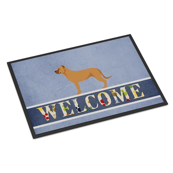 Carolines Treasures Alano Espanol Spanish Bulldog Indoor or Outdoor Mat - 18 x 27 in. BB8344MAT - main